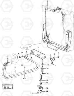 78077 Oil cooler L70 L70 S/N 7401- / 60501- USA, Volvo Construction Equipment