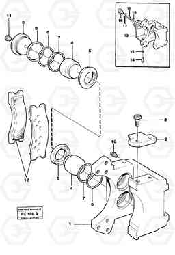 5074 Disc brake L70 L70 S/N 7401- / 60501- USA, Volvo Construction Equipment