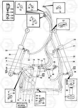 100480 Steering system L70 L70 S/N 7401- / 60501- USA, Volvo Construction Equipment
