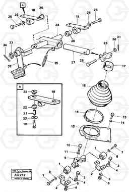 17775 Adjustable steering wheel L70 L70 S/N 7401- / 60501- USA, Volvo Construction Equipment