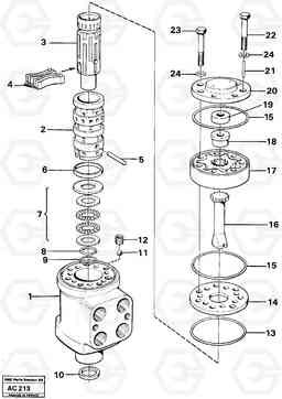 5080 Steering unit L70 L70 S/N 7401- / 60501- USA, Volvo Construction Equipment