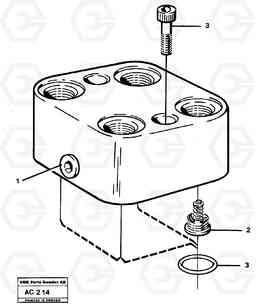 5081 Valve body L70 L70 S/N 7401- / 60501- USA, Volvo Construction Equipment