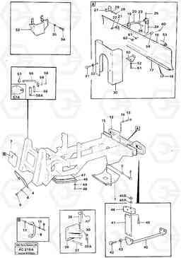 24662 Protector plates and loaded weights L70 L70 S/N 7401- / 60501- USA, Volvo Construction Equipment