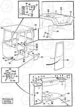 24663 Cab body L70 L70 S/N 7401- / 60501- USA, Volvo Construction Equipment