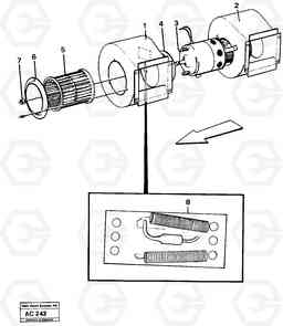 17795 Fan L70 L70 S/N 7401- / 60501- USA, Volvo Construction Equipment