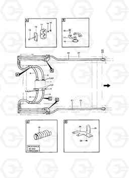 91767 Tilting system L70 L70 S/N 7401- / 60501- USA, Volvo Construction Equipment