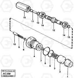 12647 Valves L70 L70 S/N 7401- / 60501- USA, Volvo Construction Equipment