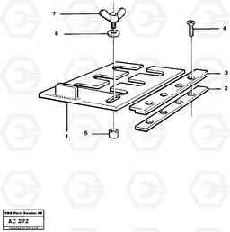 32115 Lever lock L70 L70 S/N 7401- / 60501- USA, Volvo Construction Equipment