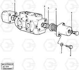 5095 Hydraulic valve L70 L70 S/N 7401- / 60501- USA, Volvo Construction Equipment