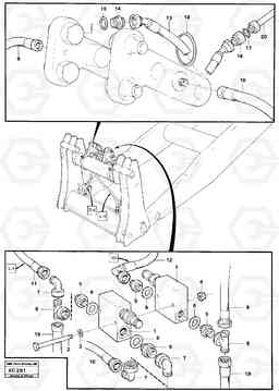 12657 Automatic hose coupling (ahc) L70 L70 S/N 7401- / 60501- USA, Volvo Construction Equipment