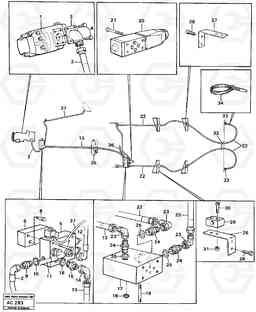 37275 Attachment locking L70 L70 S/N 7401- / 60501- USA, Volvo Construction Equipment