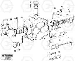 12755 Control valve L70 L70 S/N 7401- / 60501- USA, Volvo Construction Equipment