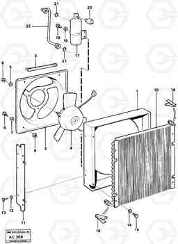 17798 Condenser L70 L70 S/N 7401- / 60501- USA, Volvo Construction Equipment