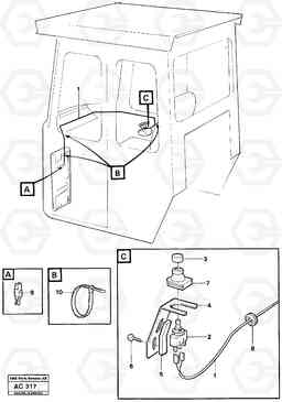 21375 Kickdown function L70 L70 S/N 7401- / 60501- USA, Volvo Construction Equipment