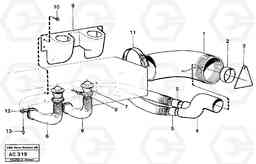 18038 Extra air outlett cab ventilation L70 L70 S/N 7401- / 60501- USA, Volvo Construction Equipment