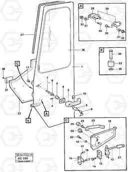 52642 Door L70 L70 S/N 7401- / 60501- USA, Volvo Construction Equipment