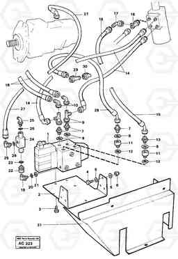 41200 Comfort drive control L70 L70 S/N 7401- / 60501- USA, Volvo Construction Equipment