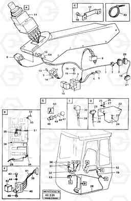 52639 Comfort drive control, electrical system L70 L70 S/N 7401- / 60501- USA, Volvo Construction Equipment