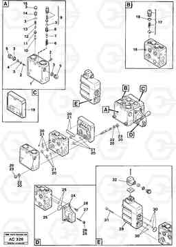 102810 Valves L70 L70 S/N 7401- / 60501- USA, Volvo Construction Equipment