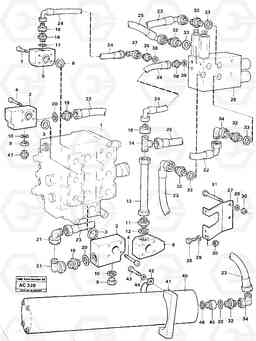 45278 Boom suspension system L70 L70 S/N 7401- / 60501- USA, Volvo Construction Equipment