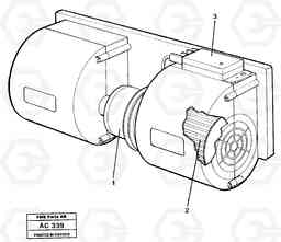 28104 Fan L70 L70 S/N 7401- / 60501- USA, Volvo Construction Equipment