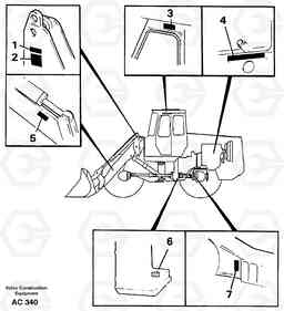 12666 Product identification plate L70 L70 S/N 7401- / 60501- USA, Volvo Construction Equipment