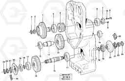 51993 Transfer case, gears and shafts L150/L150C VOLVO BM VOLVO BM L150/L150C SER NO - 2767/- 60708, Volvo Construction Equipment