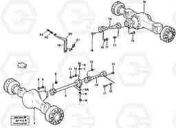 5831 Propeller shafts with fitting parts L150/L150C VOLVO BM VOLVO BM L150/L150C SER NO - 2767/- 60708, Volvo Construction Equipment