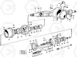 86448 Planet shaft, front L150/L150C VOLVO BM VOLVO BM L150/L150C SER NO - 2767/- 60708, Volvo Construction Equipment