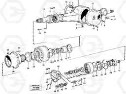 85356 Planet shaft, rear L150/L150C VOLVO BM VOLVO BM L150/L150C SER NO - 2767/- 60708, Volvo Construction Equipment