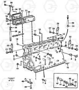 99757 Cylinder block L150/L150C VOLVO BM VOLVO BM L150/L150C SER NO - 2767/- 60708, Volvo Construction Equipment