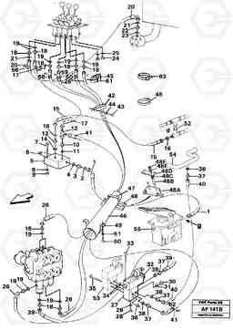 66360 Servo hydraulics. L150/L150C VOLVO BM VOLVO BM L150/L150C SER NO - 2767/- 60708, Volvo Construction Equipment