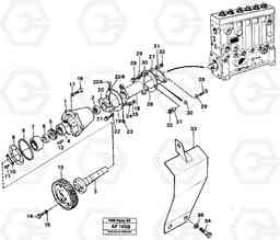 86988 Pump drive. L150/L150C VOLVO BM VOLVO BM L150/L150C SER NO - 2767/- 60708, Volvo Construction Equipment