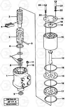 31164 Steering unit L150/L150C VOLVO BM VOLVO BM L150/L150C SER NO - 2767/- 60708, Volvo Construction Equipment