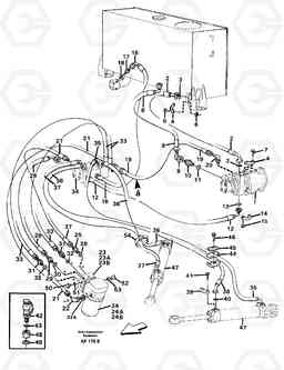 99345 Steering system L150/L150C VOLVO BM VOLVO BM L150/L150C SER NO - 2767/- 60708, Volvo Construction Equipment