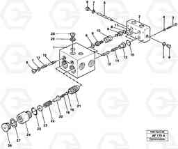 72574 Shift valve L150/L150C VOLVO BM VOLVO BM L150/L150C SER NO - 2767/- 60708, Volvo Construction Equipment