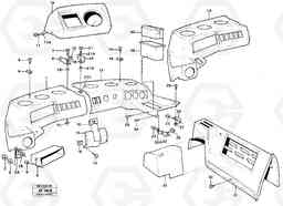 86742 Instrument panel L150/L150C VOLVO BM VOLVO BM L150/L150C SER NO - 2767/- 60708, Volvo Construction Equipment