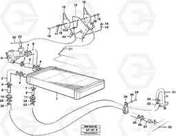 84846 Radiator and control L150/L150C VOLVO BM VOLVO BM L150/L150C SER NO - 2767/- 60708, Volvo Construction Equipment
