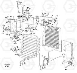 25083 Radiator casing L150/L150C VOLVO BM VOLVO BM L150/L150C SER NO - 2767/- 60708, Volvo Construction Equipment