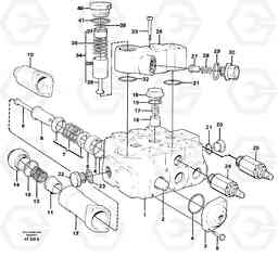 2053 Control valve L150/L150C VOLVO BM VOLVO BM L150/L150C SER NO - 2767/- 60708, Volvo Construction Equipment