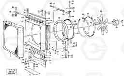 64103 Fan and fan shroud L150/L150C VOLVO BM VOLVO BM L150/L150C SER NO - 2767/- 60708, Volvo Construction Equipment