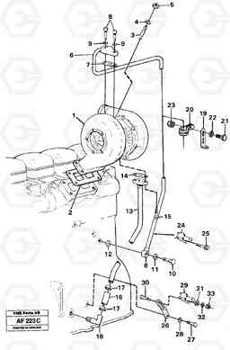 68147 Turbocharger with fitting parts L150/L150C VOLVO BM VOLVO BM L150/L150C SER NO - 2767/- 60708, Volvo Construction Equipment