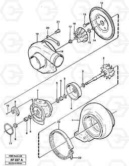 10835 Turbo-compressor. L150/L150C VOLVO BM VOLVO BM L150/L150C SER NO - 2767/- 60708, Volvo Construction Equipment