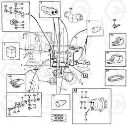 37727 Cable harnesses, rear L150/L150C VOLVO BM VOLVO BM L150/L150C SER NO - 2767/- 60708, Volvo Construction Equipment