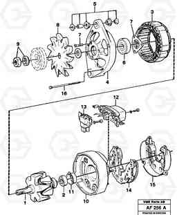 4957 Alternator L150/L150C VOLVO BM VOLVO BM L150/L150C SER NO - 2767/- 60708, Volvo Construction Equipment