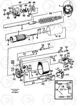 4961 Starter motor L150/L150C VOLVO BM VOLVO BM L150/L150C SER NO - 2767/- 60708, Volvo Construction Equipment