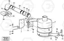 28762 Oil-bath filter. L150/L150C VOLVO BM VOLVO BM L150/L150C SER NO - 2767/- 60708, Volvo Construction Equipment
