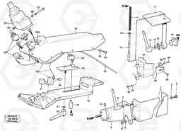 40521 CDC - steering, plate details. L150/L150C VOLVO BM VOLVO BM L150/L150C SER NO - 2767/- 60708, Volvo Construction Equipment