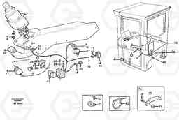 45830 Cable harness for Cdc-steering. L150/L150C VOLVO BM VOLVO BM L150/L150C SER NO - 2767/- 60708, Volvo Construction Equipment