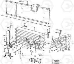 57763 Evaporator with fitting parts. L150/L150C VOLVO BM VOLVO BM L150/L150C SER NO - 2767/- 60708, Volvo Construction Equipment
